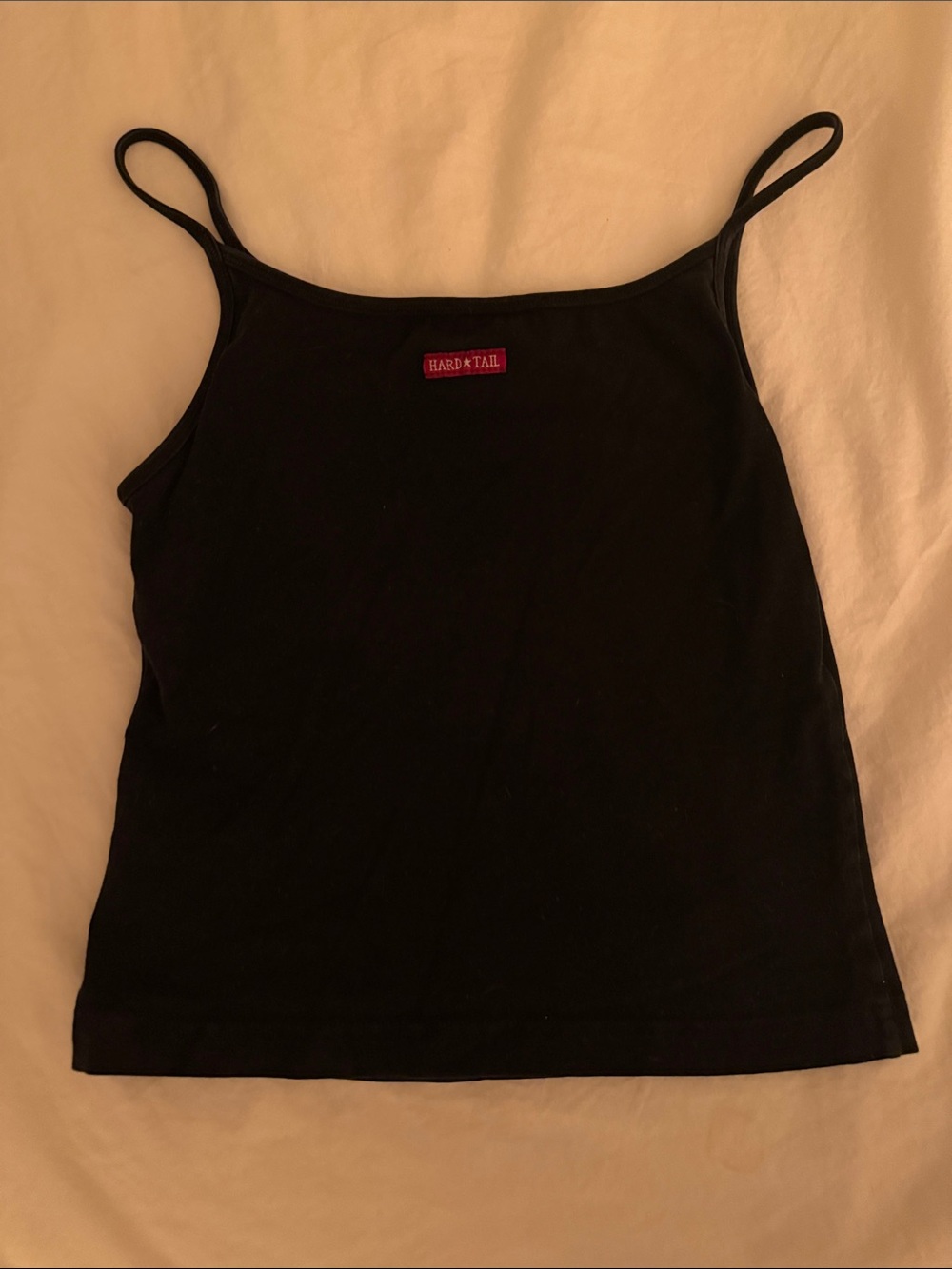 Hard Tail Black Spaghetti Strap Camisole